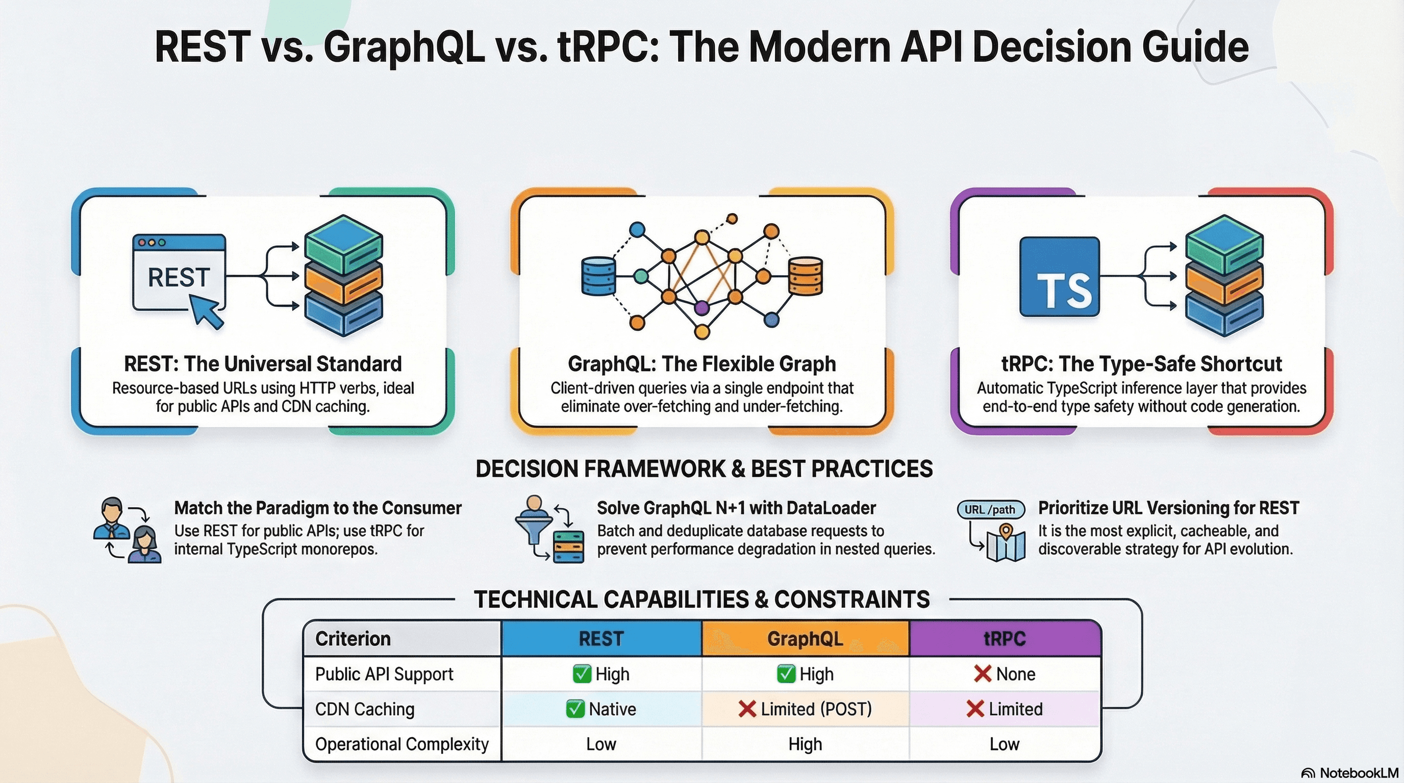 REST vs GraphQL vs tRPC