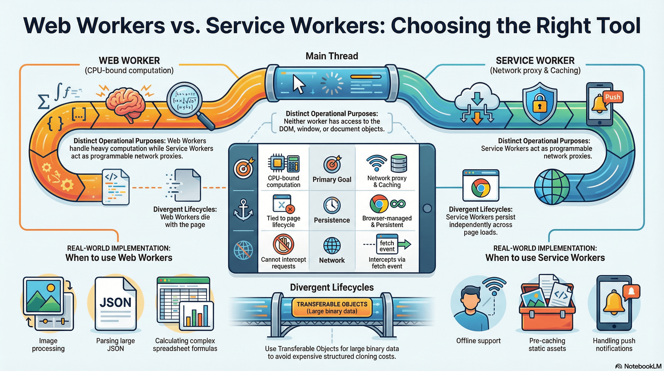 Web Workers vs Service Workers