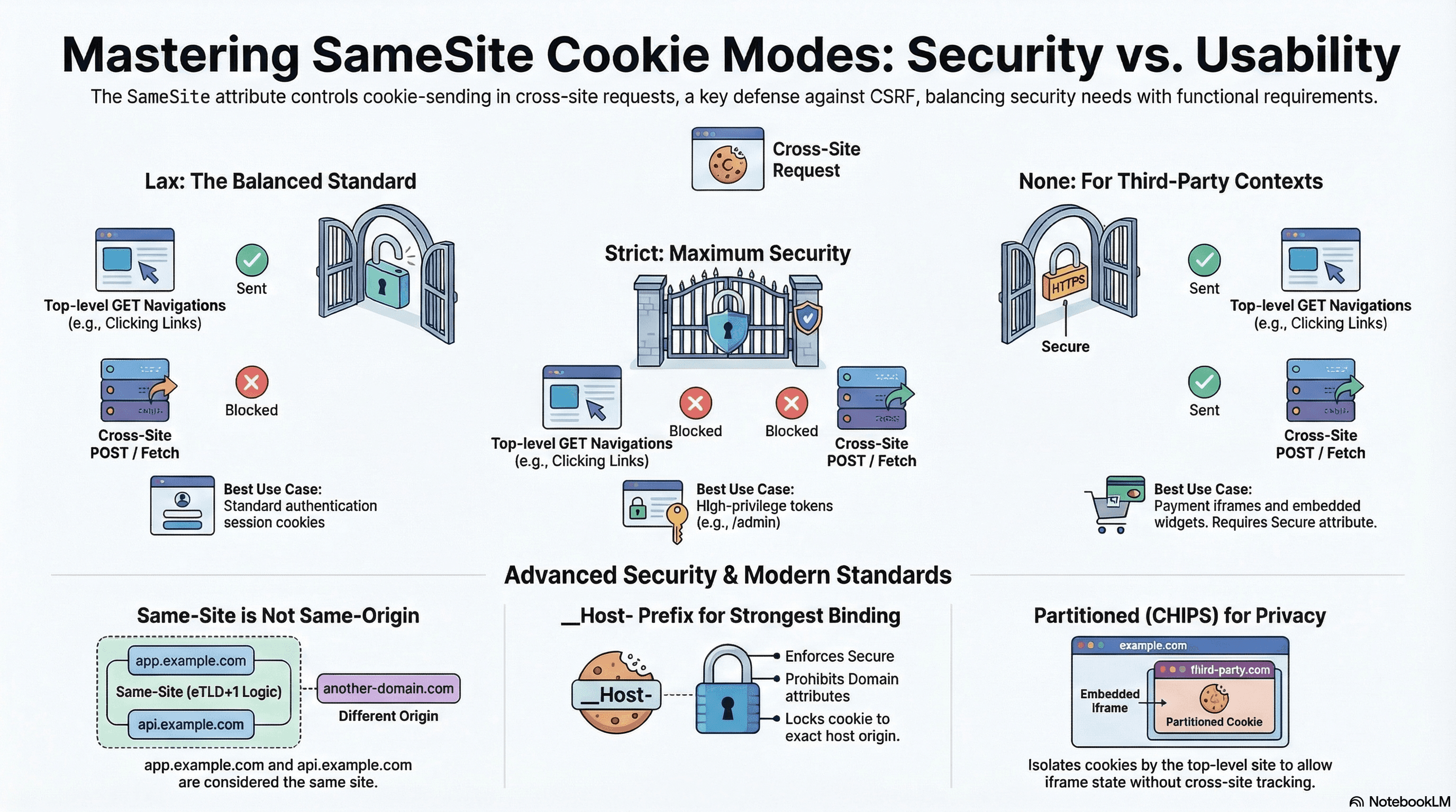 SameSite Cookie Modes