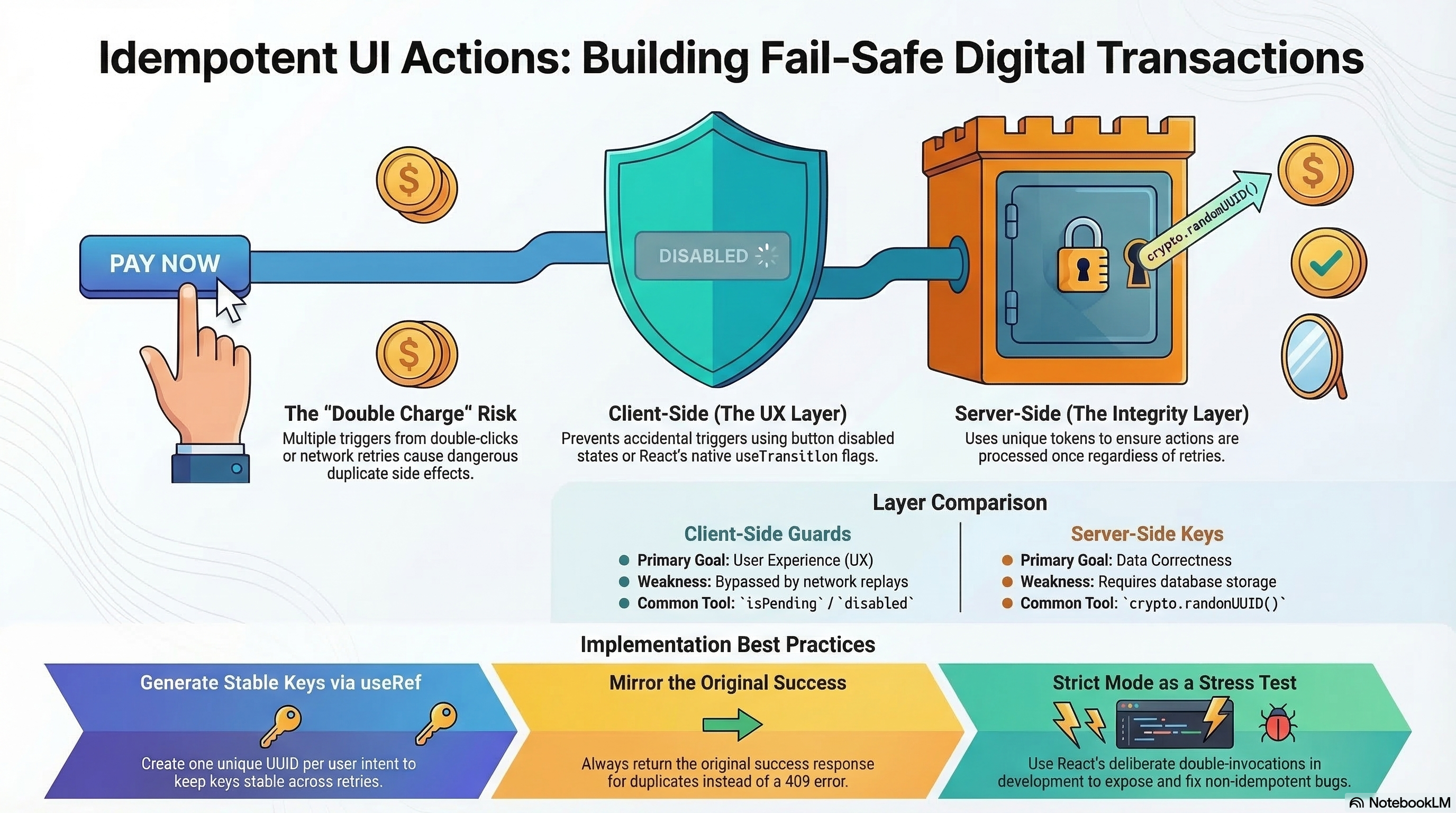 Idempotent UI Actions